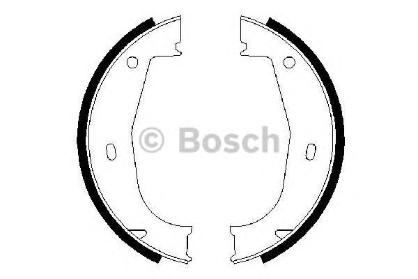 Купить запчасть Bosch - 0986487520 Колодки тормозные барабанные   зад BMW 3 (E36) 316 i 07.1993 - 02.1998 <=> BMW 3 (E36) 320 i 09.1990 - 02.1998