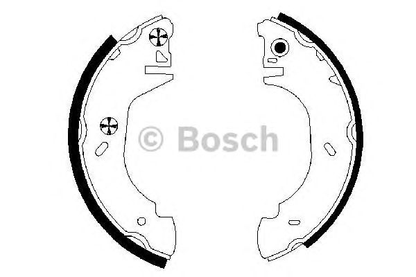 Купить запчасть Bosch - 0986487524 Колодки тормозные барабанные зад FORD TRANSIT Bus (E_ _) 2.5 DI (EBL, ECL, EDS, EDL) 07.1994 - 03.2000 <=> FORD TRANSIT Bus (E_ _) 2.5 DI (EBL, EDS, ESL, ESS, EUS) 08.1994 - 03.2000