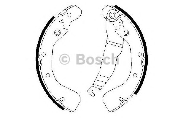 Купить запчасть BOSCH - 0986487554 Тормозные колодки 0986487554