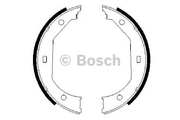 Купить запчасть Bosch - 0986487607 Колодки тормозные барабанные   зад BMW 5 (E39) 523 i 11.1995 - 09.2000 <=> BMW 5 (E39) 520 i 01.1996 - 06.2003