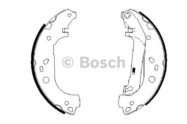 Купить запчасть BOSCH - 0986487667 Комплект тормозных колодок 0986487667
