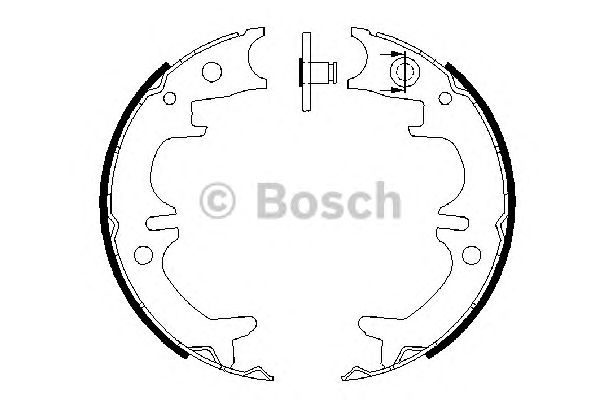 Купить запчасть Bosch - 0986487680 Колодки тормозные барабанные TOYOTA CAMRY Saloon (_V5_) 2.5 (ASV50_) 09.2011 - <=> TOYOTA CAMRY Saloon (_V4_) 2.4 (ACV40_) 01.2006 - 09.2011