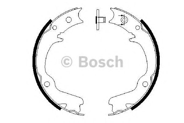 Купить запчасть Bosch - 0986487681 Колодки тормозные барабанные SUBARU FORESTER (SG_) 2.5 XT AWD (SG9) 06.2005 - 05.2008 <=> SUBARU FORESTER (SG_) 2.5 RX Nato AWD (SG9) 11.2002 - 12.2008