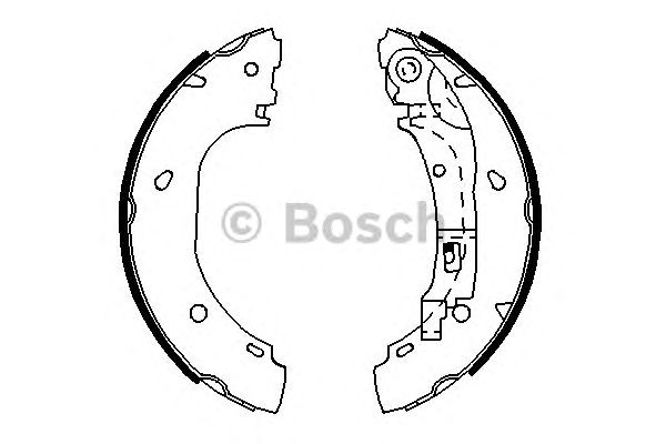 Купить запчасть BOSCH - 0986487701 Комплект тормозных колодок 0986487701