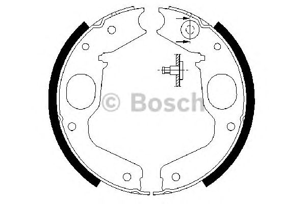 Купить запчасть BOSCH - 0986487719 Комплект тормозных колодок 0986487719