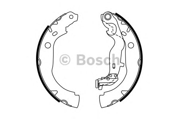 Купить запчасть Bosch - 0986487774 Колодки тормозные барабанные зад RENAULT DUSTER (HS_) 2.0 4x4 02.2012 - <=> DACIA DUSTER 1.5 dCi 4x4 08.2013 -