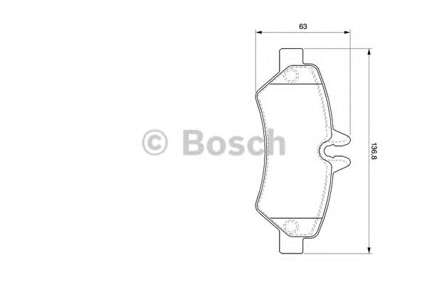 Купить запчасть Bosch - 0986494123 Колодки тормозные дисковые перед VW CRAFTER 30-50 Box (2E_) 2.5 TDI 04.2006 - 05.2013 <=> VW CRAFTER 30-35 Bus (2E_) 2.0 TDI 05.2011 - 12.2016