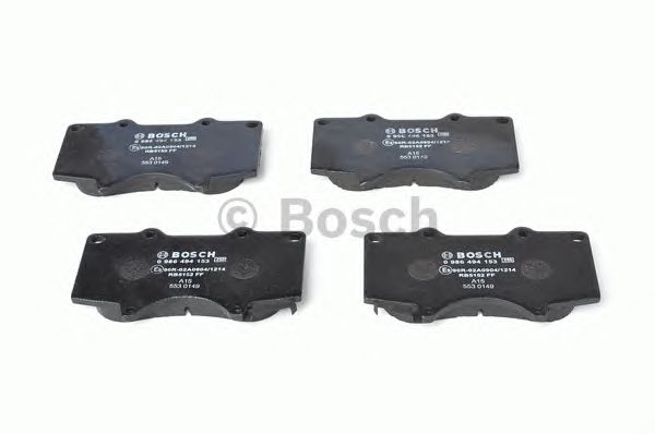 Купить запчасть Bosch - 0986494153 Колодки тормозные дисковые перед TOYOTA LAND CRUISER PRADO (_J15_) 3.0 D-4D (KDJ150_) 08.2009 -  <=> TOYOTA LAND CRUISER PRADO (_J12_) 4.0 (GRJ120_) 12.2002 - 12.2009