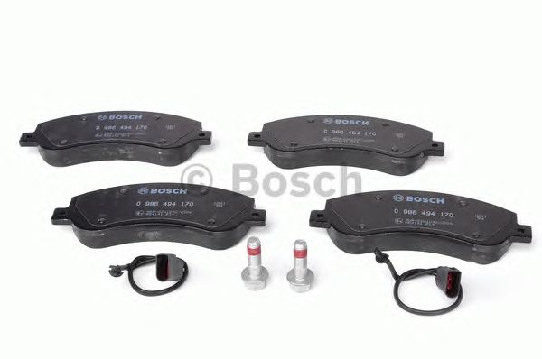 Купить запчасть Bosch - 0986494170 Колодки тормозные дисковые перед FORD TRANSIT Box (FA_ _) 2.2 TDCi RWD 10.2011 -  <=> VW AMAROK (2HA, 2HB, S1B, S6B, S7A, S7B) 2.0 BiTDI 4motion 11.2011 - 