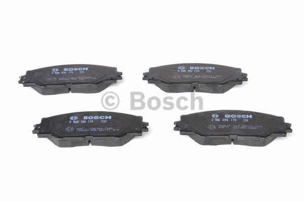 Купить запчасть Bosch - 0986494174 Колодки тормозные дисковые перед TOYOTA RAV 4 III (_A3_) 2.0 4WD (ACA30_) 03.2006 -  <=> TOYOTA RAV 4 IV (_A4_) 2.5 4WD (ASA44) 12.2012 - 