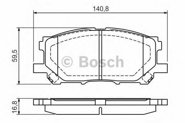 Купить запчасть Bosch - 0986494218 Колодки тормозные дисковые перед LEXUS RX (_U3_) 350 AWD (GSU35_) 02.2006 - 12.2008 <=> LEXUS RX (_U3_) 300 (MCU35_) 05.2003 - 12.2008