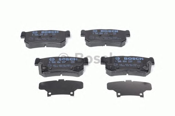 Купить запчасть Bosch - 0986494237 Колодки тормозные дисковые зад SSANGYONG KYRON 2.0 Xdi 4x4 05.2005 -  <=> SSANGYONG KYRON 2.3 01.2010 - 