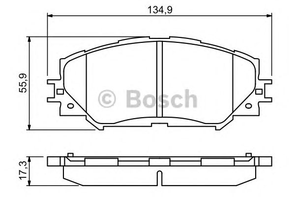 Купить запчасть BOSCH - 0986494240 Тормозные колодки передние 0986494240