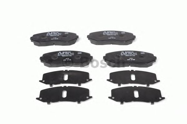 Купить запчасть Bosch - 0986494241 Колодки тормозные дисковые перед SUZUKI GRAND VITARA II (JT, TE, TD) 2.0 All-wheel Drive (TD54, JB420) 10.2005 - 02.2015 <=> SUZUKI GRAND VITARA II (JT, TE, TD) 2.4 All-wheel Drive (JB424) 01.2009 - 