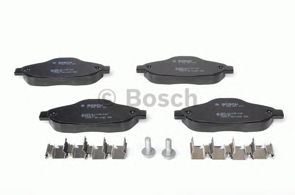 Купить запчасть Bosch - 0986494261 Колодки тормозные дисковые перед PEUGEOT 308 (4A_, 4C_) 1.6 16V 09.2007 - <=> PEUGEOT 308 SW (4E_, 4H_) 1.6 16V 09.2007 -