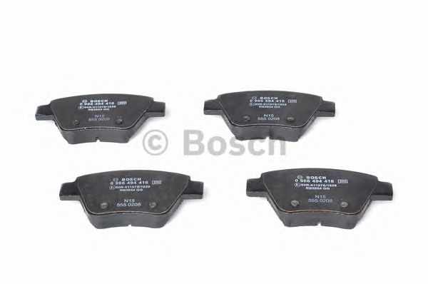 Купить запчасть Bosch - 0986494416 Колодки тормозные дисковые зад VW JETTA IV (162, 163) 1.6 12.2011 - <=> SKODA OCTAVIA II (1Z3) 1.8 TSI 03.2009 - 06.2013