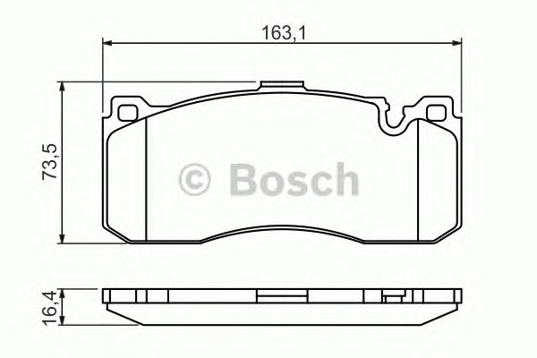 Купить запчасть Bosch - 0986494428 Колодки тормозные дисковые перед BMW 1 (E81) 116 i 04.2007 - 12.2011 <=> BMW 3 (E90) 325 i 01.2005 - 10.2011