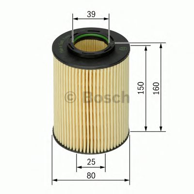 Купить запчасть Bosch - 1457429141 Фильтр масляный (вставка) BMW 5,7-серии E34,E39,E32,E38