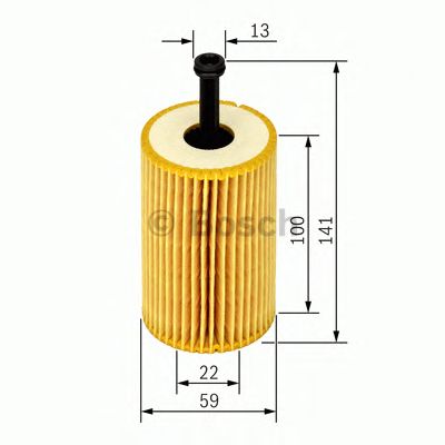 Купить запчасть Bosch - 1457429193 Фильтр масляный CITROEN C2/C3/Xsara/Berlingo 1.1/1.4/1.6 96->, PEUGEOT 206/306/307/Partner 1.1/1.4/1.6 93->