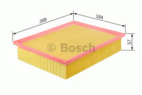Купить запчасть Bosch - 1457429777 Фильтр воздушный VW Golf/Passat 87-97, AUDI 80/100/A6 1.6-2.8/1.6TD/1.9D/TD 90->