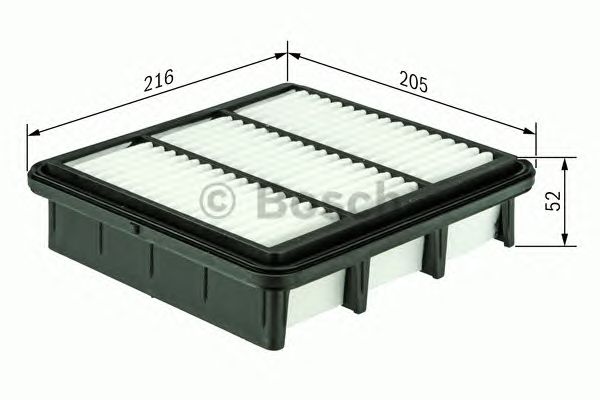 Купить запчасть Bosch - 1457433969 Фильтр воздушный MITSUBISHI Colt/Galant 2.0TD 92-96, Lancer 1.3-2.0i/2.0T 10/91->