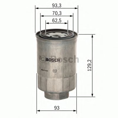 Купить запчасть BOSCH - 1457434438 Фильтр топливный MAZDA 3,5,6//TOYOTA Carina II,Celica,Corolla,Hilux,Land Cruiser,Camry