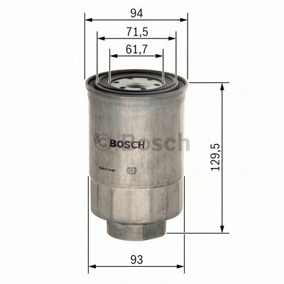 Купить запчасть BOSCH - 1457434453 Фильтр топливный HONDA Passport 3,1TD 2/94->/ISUZU Campo/Monterey/Rodeo/Trooper 3,1TD 10/91->/MAZDA/MITSUBISHI