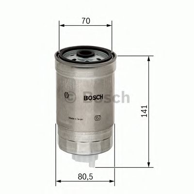 Купить запчасть Bosch - 1457434511 Фильтр топливный KIA Ceed/Cerato/Hyundai i30/Tucson
