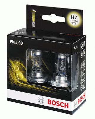 Купить запчасть Bosch - 1987301075 Лампа H7 +90 55W PX26d