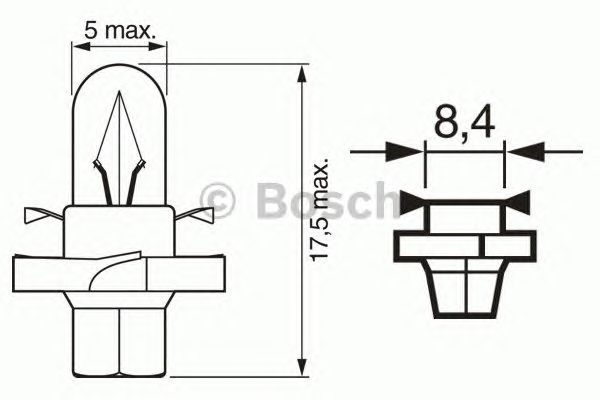 Купить запчасть Bosch - 1987302235 Лампа накаливания основного света AUDI, BMW, MERCEDES-BENZ, OPEL, VOLVO