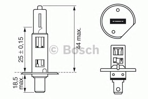 Купить запчасть BOSCH - 1987302411 Лампа TRUCKLIGHT H1 24V 70W 1987302411