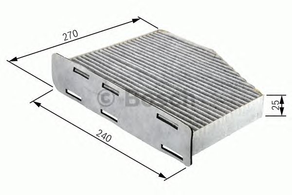 Купить запчасть BOSCH - 1987432064 Фильтр салона VOLVO S60/S70/S80/V70/XC90 2.0-2.5TDi 98->