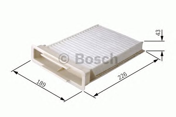 Купить запчасть Bosch - 1987432120 Фильтр салона NISSAN Micra/Note 1.0/1.2/1.5D/1.6 00->, RENAULT Clio/Logan/Duster/Sandero 1.2/1.4/1.6/1.5dCi 04->