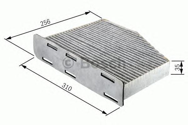 Купить запчасть BOSCH - 1987432381 Фильтр салонный угольный 1987432381