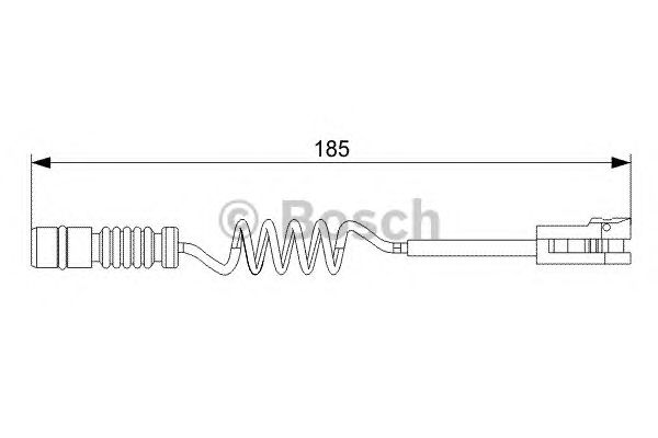 Купить запчасть Bosch - 1987473007 Датчик износа тормозных колодок MERCEDES-BENZ SPRINTER CLASSIC 3,5-t Box (909) 311 CDI (909.632, 909.633) 09.2013 - <=> MERCEDES-BENZ SPRINTER CLASSIC 4,6-t Bus (909) 411 CDI (909.843) 09.2013 -