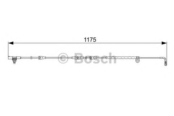 Купить запчасть Bosch - 1987473032 Датчик износа тормозных колодок LAND ROVER DISCOVERY III (L319) 2.7 TD 4x4 07.2004 - 09.2009 <=> LAND ROVER DISCOVERY IV (L319) 3.0 TD 4x4 09.2009 -