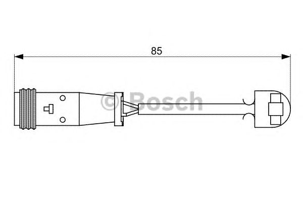 Купить запчасть Bosch - 1987473038 Датчик износа тормозных колодок MERCEDES-BENZ SPRINTER 5-t Box (906) 514 CDI (906.653, 906.655, 906.657) 05.2016 - <=> MERCEDES-BENZ SPRINTER 5-t Box (906) 515 CDI (906.653, 906.655, 906.657) 06.2006 - 12.2009