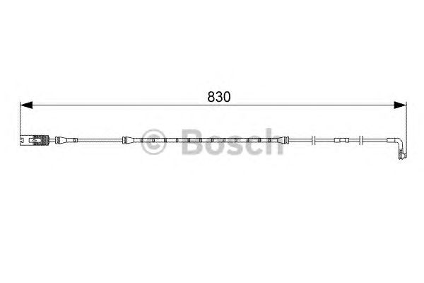 Купить запчасть Bosch - 1987473043 Сигнализатор, износ тормозных колодок BMW 7 (E65, E66, E67) 745 i, Li 11.2001 - 07.2008 <=> BMW 7 (E65, E66, E67) 750 i, Li 07.2005 - 07.2008
