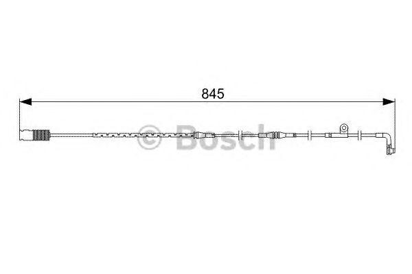 Купить запчасть Bosch - 1987473044 Датчик износа тормозных колодок BMW 7 (E65, E66, E67) 745 i, Li 11.2001 - 07.2008 <=> BMW 7 (E65, E66, E67) 750 i, Li 07.2005 - 07.2008