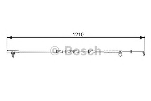 Купить запчасть Bosch - 1987473054 Датчик износа тормозных колодок LAND ROVER RANGE ROVER SPORT (L320) 3.6 D 4x4 04.2006 - 03.2013 <=> LAND ROVER RANGE ROVER SPORT (L320) 4.2 4x4 02.2005 - 03.2013