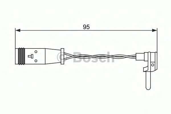 Купить запчасть BOSCH - 1987473070 Датчик износа тормозной колодки 1987473070