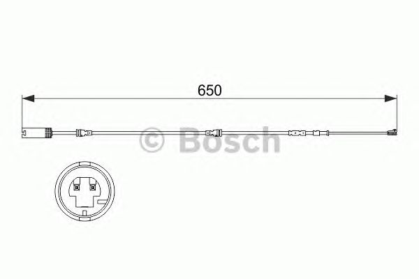 Купить запчасть BOSCH - 1987473513 Датчик износа торм.колодки 1987473513