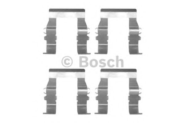 Купить запчасть Bosch - 1987474325 Комплект монтажный дисковых тормозных колодок перед прав/лев MITSUBISHI OUTLANDER II (CW_W) 2.4 4WD (CW5W) 09.2007 - 11.2012 <=> MITSUBISHI OUTLANDER II (CW_W) 2.0 11.2006 - 11.2012