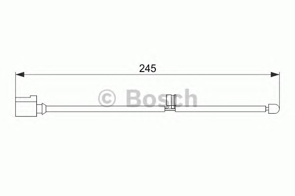 Купить запчасть BOSCH - 1987474563 Датчик износа диск. колодки 1987474563