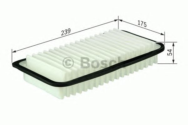 Купить запчасть Bosch - F026400114 Фильтр воздушный TOYOTA RAV4, COROLLA 1,3-2,0 2007=>