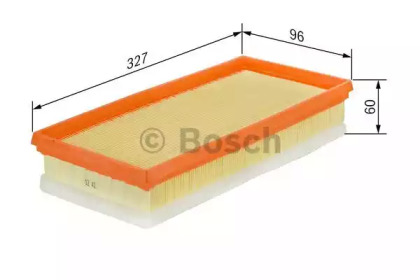 Купить запчасть Bosch - F026400377 Фильтр воздушный DACIA: LOGAN 1.4/1.4MPI/1.6MPI 04