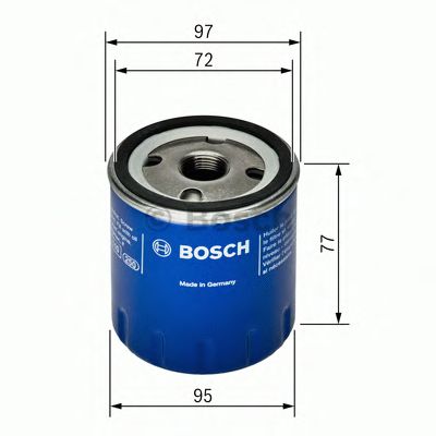 Купить запчасть Bosch - F026407024 Фильтр масляный FIAT Ducato 