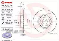 Купить запчасть BREMBO - 09.A272.11 Диск тормозной Brembo Painted Disc 09.A272.11