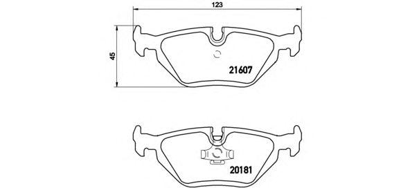 Купить запчасть BREMBO - P06013 