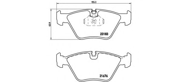Купить запчасть BREMBO - P06043 